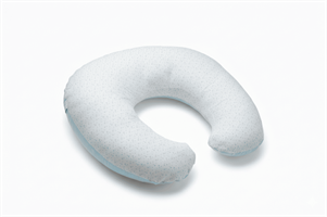 CUSCINO ALLATTAMENTO PIQUET MINI STELLE CELESTE