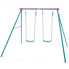 ALTALENA IN METALLO A DUE POSTI 36M+