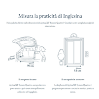 SYSTEM QUATTRO APTICA XT DARWIN TUNDRA BEIGE TELAIO NERO