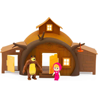 MASHA E ORSO CASA CON 2 PERSONAGGI