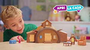 MASHA E ORSO CASA CON 2 PERSONAGGI